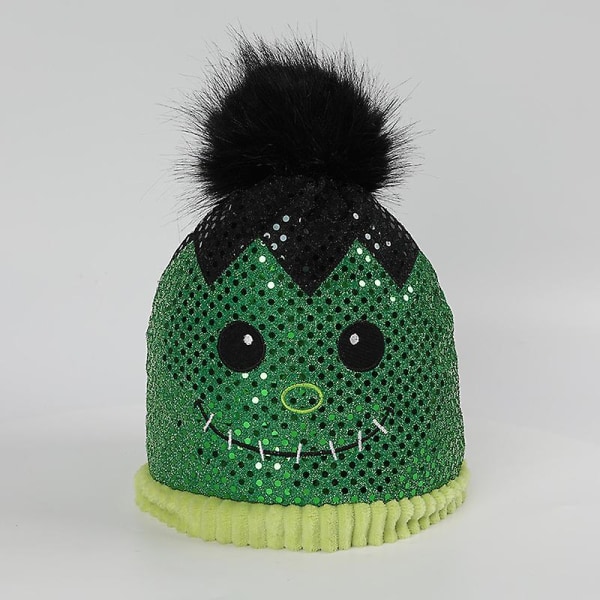 Uusi Halloween Halloween Pumpkin Hat Pehmolelu Söpö Halloween Devil Hat Nukke Green Devil Hat