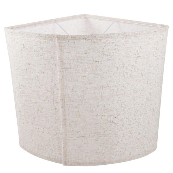 Tyglampskärm Modern Tyg Lampskärm Ersättning för Bordslampa Beige Triangulär Halvcirkel Enkel Hemdesign 1Set