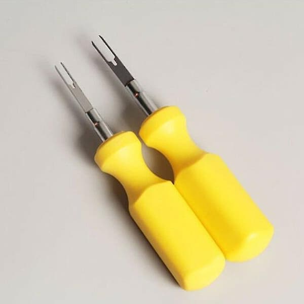 2 stk./sæt 3 mm+2 mm billedningsstik Pin Release Puller Auto Terminal Fjernelseshåndtag Værktøj til