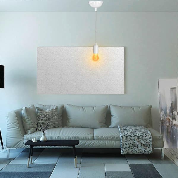 Lampesokkel, Sunmostar, E27, 90 cm, Metall, Hvit