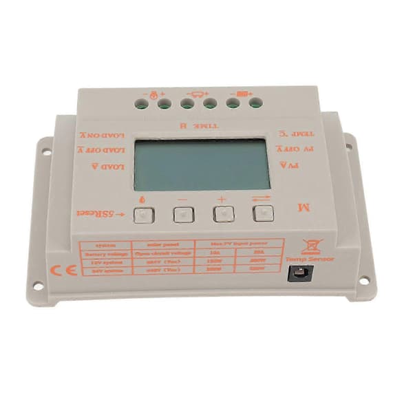 12V 24V 20A MPPT Solcelleladecontroller Solcellefotovoltaisk Strømgenereringssystem Solpanel Lader Regulator