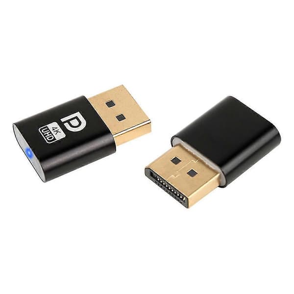 4K Displayport Dummy Plug Dp Näyttöadapteri Edid Headless Ghost Emulator Työpöytätarvikkeet P Y:lle
