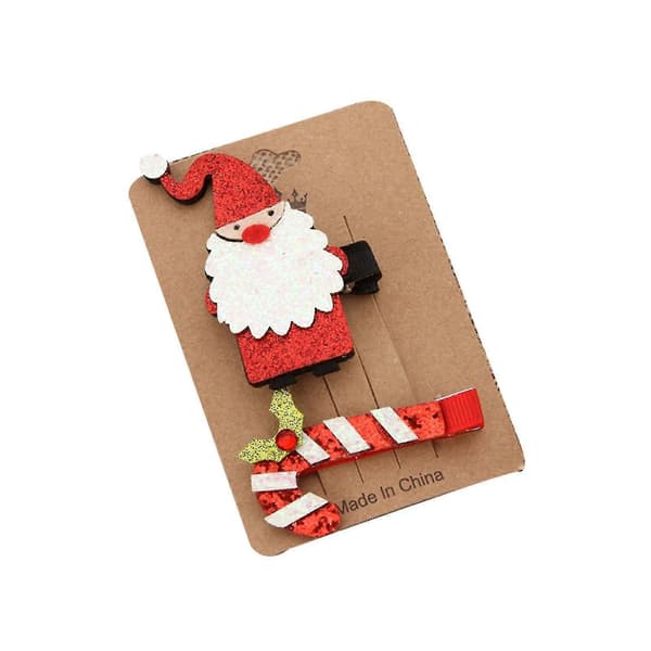 Julklappsset Hårnålsset Julgran Jultomte Ren
