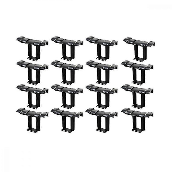 16 stk. 35 mm solpanel vanddrænclips, PV-modulclips dræner fotovoltaisk panel vand DNH