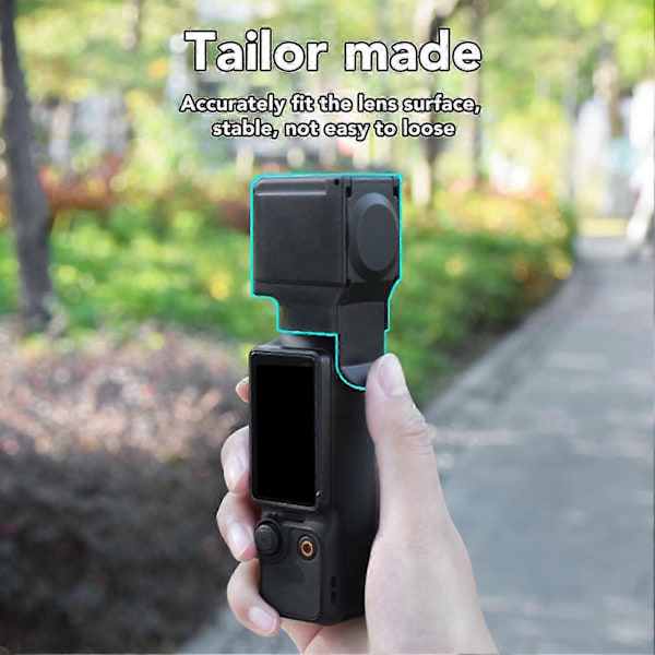 Linsebeskyttelse for Osmo Pocket 3 ABS Ripebestandig Action Kamera Hode Beskyttelsesdeksel for Håndholdt Action Kameratilbehør