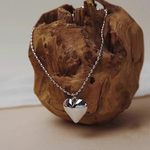 Hjerteanheng Choker CCB Materiale Hals Smykker Perfekt Gave til Kvinner Jenter