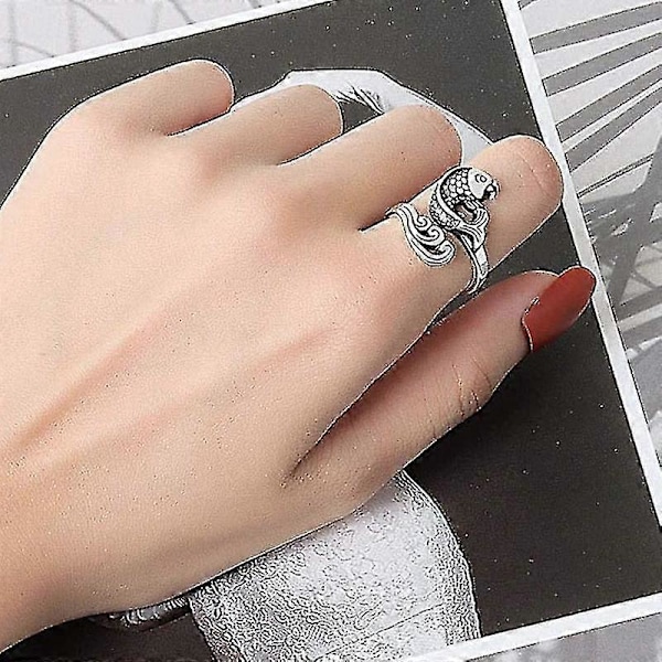 3 stk. Justerbar Strikkeløkke Ring - Åben Fingerring, Hæklenål Finger Garnholder, Garn Guide Finger H