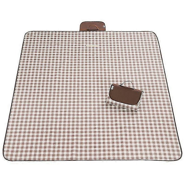Vandtæt Picnic Tæppe, Stort Picnic Tæppe, 200 X 200 Cm