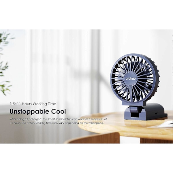 Oraimo OPC-F6N Kannettava Kädessä Pidettävä Tuuletin