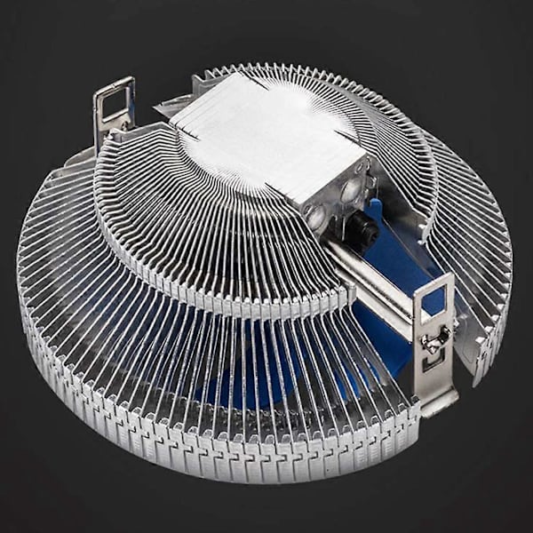 CPU Køler Radiator Lav Støj RGB Glød Køleventilator til Stationær Computer Køler