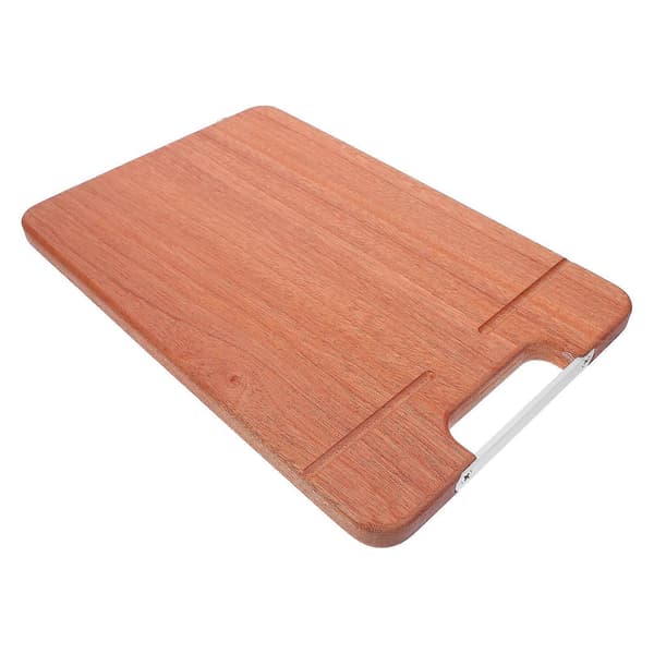 Skärbräda i trä, mjuk gummikudde, elegant design, köksaccessoarer 36x24x2cm, servering 1-pack
