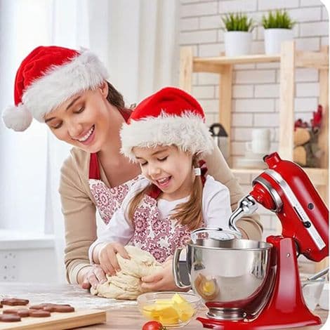 Dejkrog til Kitchenaid-røremaskine - Brødkrog - K45DH dejkrog - Rustfrit stål - Holdbarhed - Ikke r.