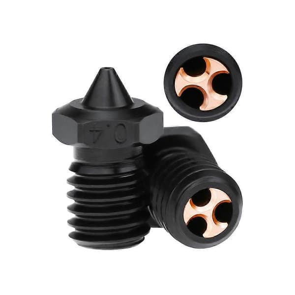 Clone-CHT Härdat Stål Munstycke för E3DV6 Hot End 3D-utskrift 0.4 0.6 0.8mm