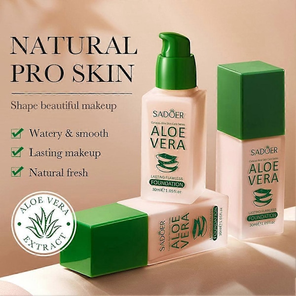 Naturlig Aloe Vera Långvarig Foundation för Kvinnor