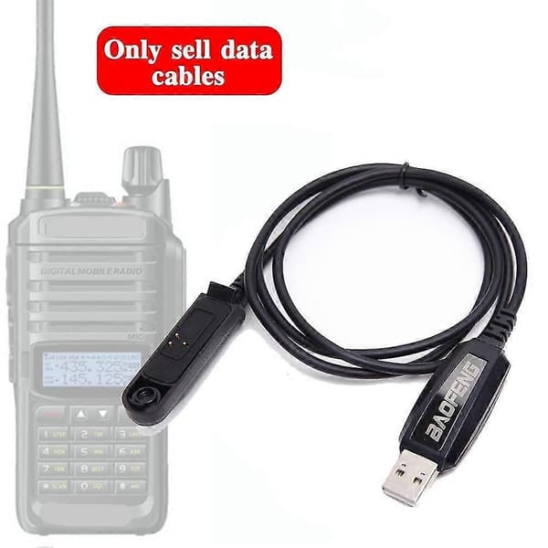 Programmeringskabel til BaoFeng UV-9R PLUS A58 BF-9700 Walkie-talkie Data