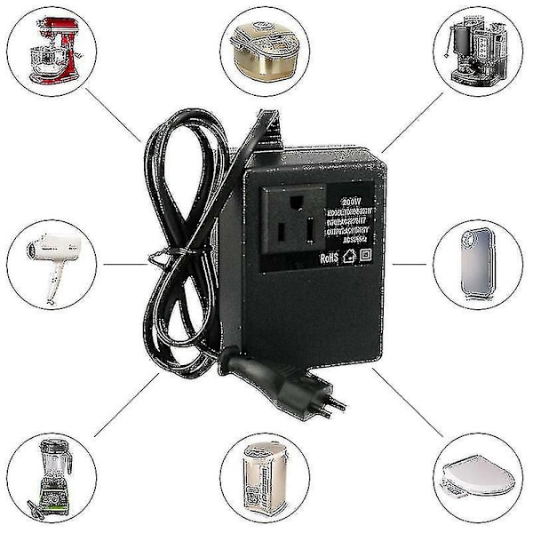 Spänningsomvandlare Nedtransformator 220V Till 110V AC Nedtransformator Rese Spänningsomvandlare Linglai TY