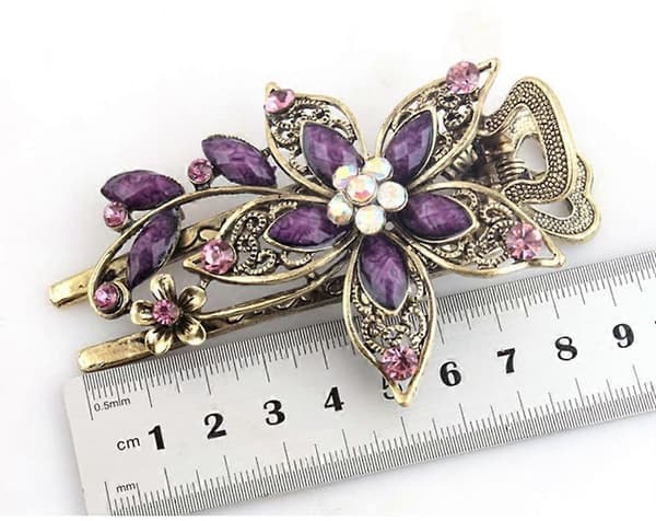 Brude Blomst Hårspenner Side Pearl Brude Hodeplagg Bryllupstilbehør