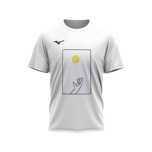 2023 Ny Mizu T-shirt, tröja, cykeldräkt, Patchwork tennisdräkt, fitness för män för män, T-shirts för utomhussporter ET61416423510 S