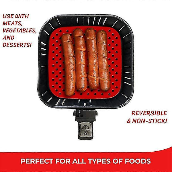 Gjenbrukbare Air Fryer Liners Air Fryer Matter Air Fryer Tilbehør For ,instant Vortex,power Xl,ninja 8 (haoyi