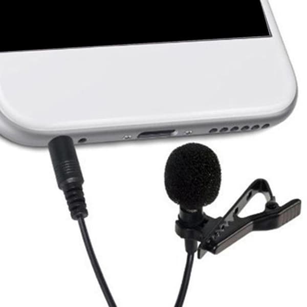 Kompakt Lavalier Clip Mikrofon Plug and Use Gaming Headset Mic 3.5mm Kabelplugg