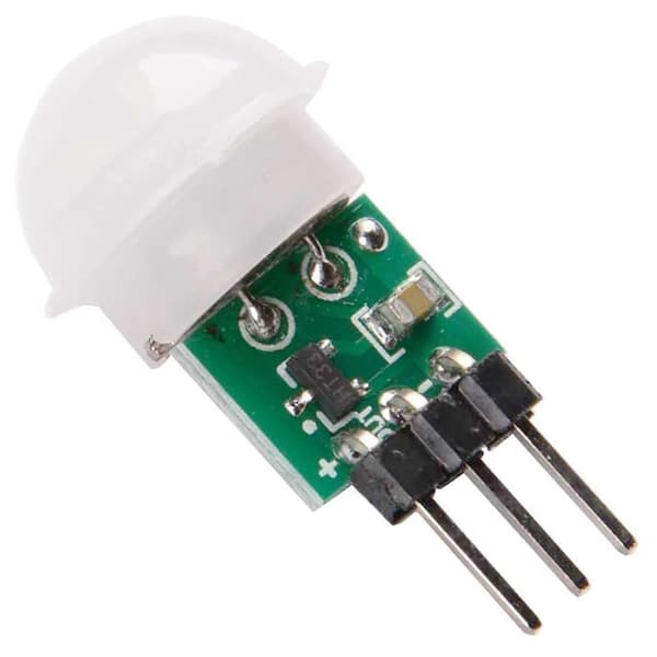 AM312 PIR Sensor, 5-pakning PIR Bevegelsessensor Utendørs Mini Pyroelektrisk Infrarød PIR Human IR Sensor Mo