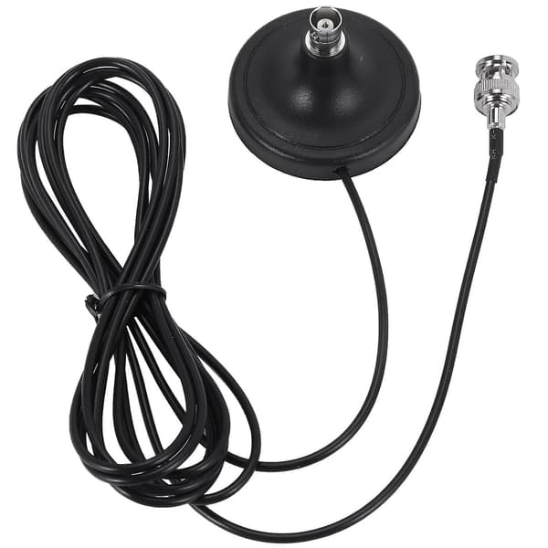 Trådlös Antennbas Mikrofonantennbas Med Magnet 3 Meter Rg174 Kabel Bnc Hane Antenn