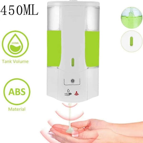 PIAO 450ML Automatisk desinfeksjonsmiddeldispenser Infrarød sensor såpedispenser Veggmontert