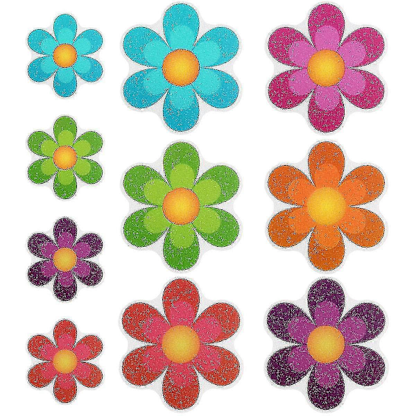 Blomsterdekaler för badkar, dusch, halkfria säkerhetsdekaler