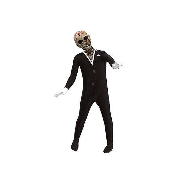 Skeleton Suit Cosplay Dräkt Skull Suit Uniform Halloween kostym för vuxna barn Kids XXL