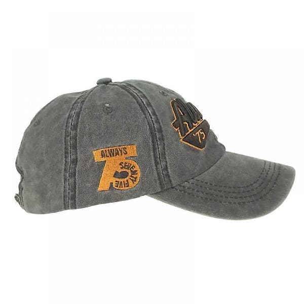 Dotpet Baseball Cap Vasket Fuld Cap Flosset Solhat Herre- og Dame Ny Hat (Navyblå)