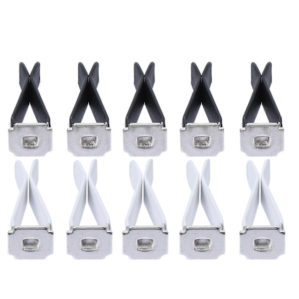 Bilfrisker Ventilationsclips Firkantet Hoveddesign Bilbrug 3x1x1cm 30 stk Sort Plastik Duft Holder