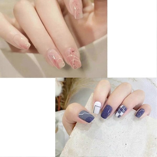3-pack rouge-stav nagelkonst ritpenna högkvalitativ gradient-stav nagelkonst målarpensel set