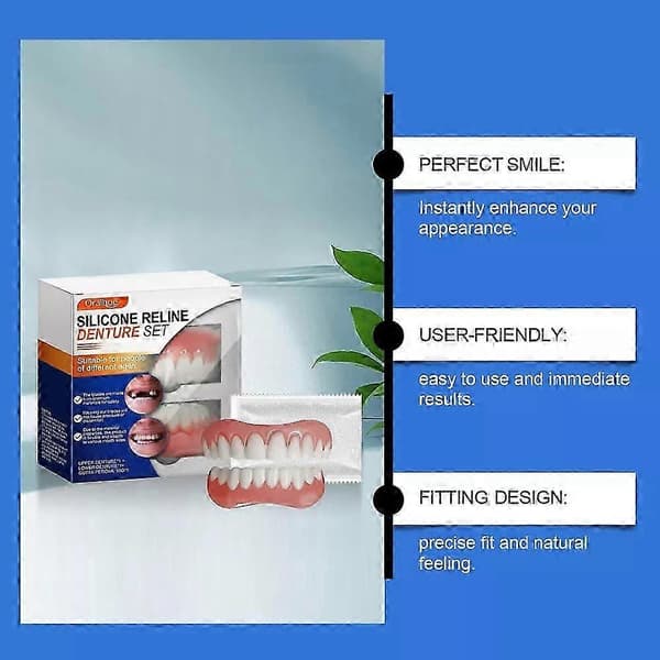 Silikon Relinedenture Sett, Protese Relining Kit, Protese Sett