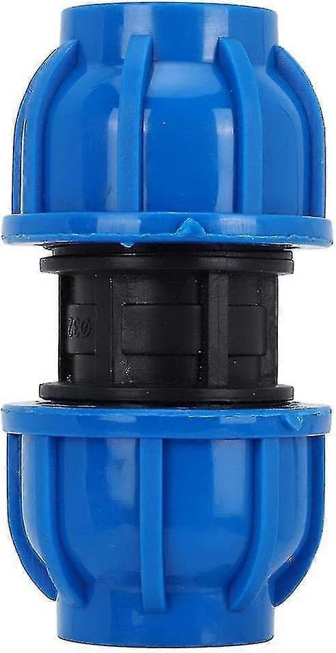4st Pe Plast Rak Koppling 32mm Till 32mm Vattenrör Adapter Rak Anslutning Vattenrör