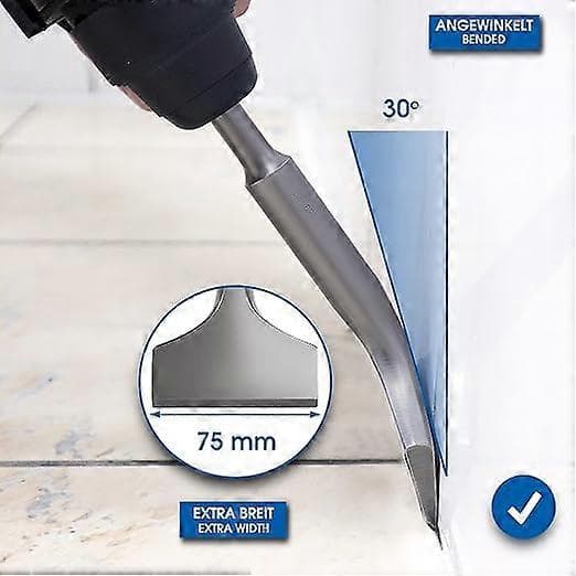 Flis meisel flat meisel for flisleggere 180 x 165 x 75mm Profesjonell kvalitet.
