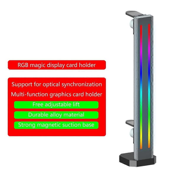 Aluminiumlegering ARGB Grafikkort Stödramar Synkroniseringskontakt Grafikkortvän