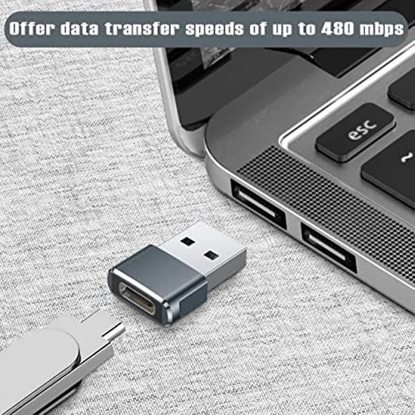 USB C Hona till USB Hane Adapter Typ C till USB A Konverterare