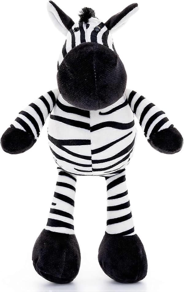 Kosedyr Zebra Plysjleketøy Dyr Babyleker 28 cm