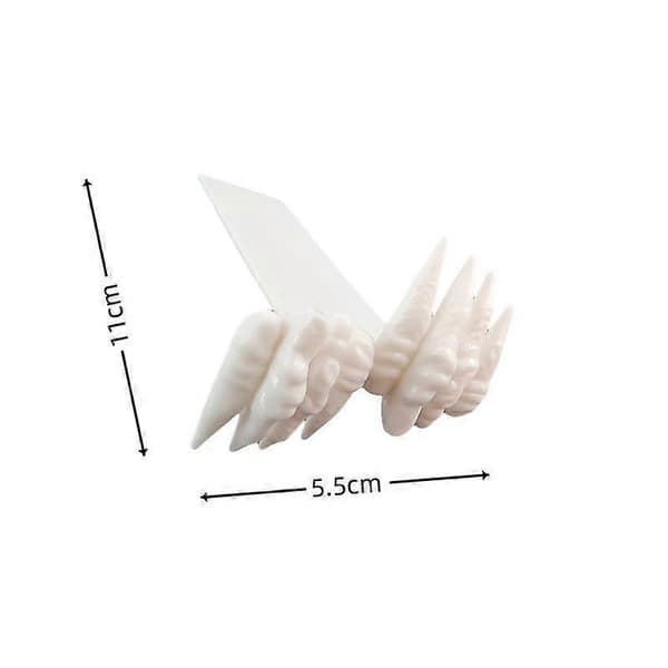 Demon Hand Tag Plast Vit 11x5,5cm/4,3x2,2tum