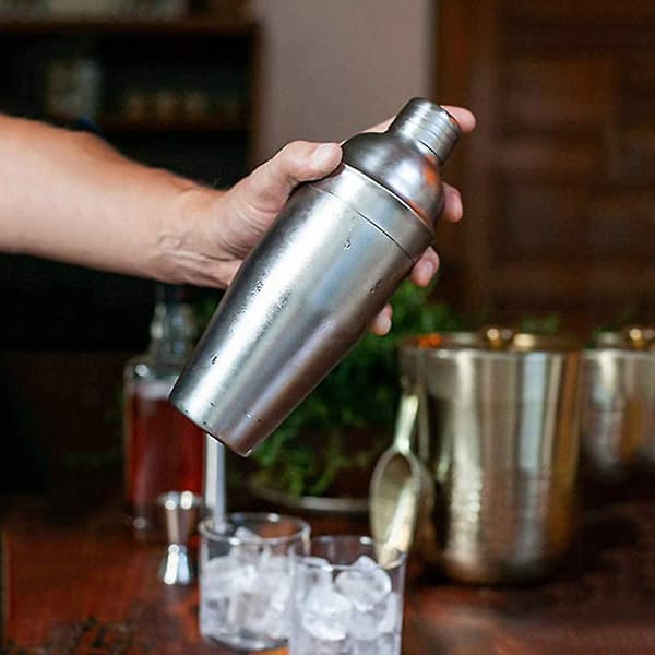 6 delar set, shaker set 750ml rostfritt stål barverktyg set bartender kit