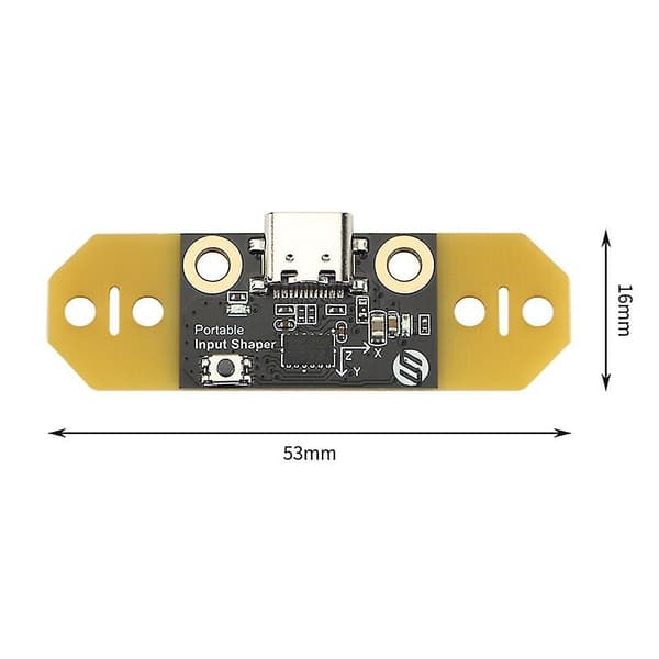 Bærbar Input Shaper med RP2040 Oppgraderte 3D-printerdeler Støtte Klipper For Voron 2.4 0.1 Trident