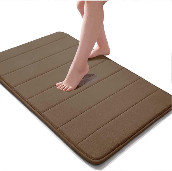 Mjuk badrumsmatta i memory foam