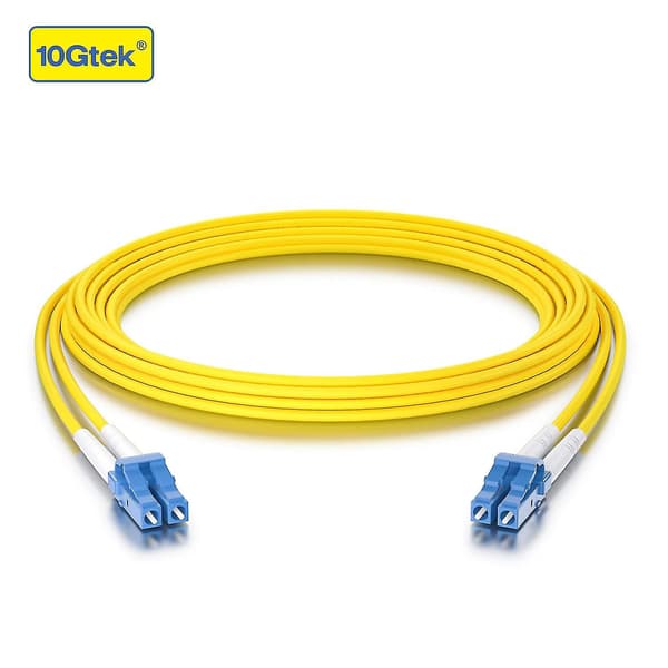 Lc-lc Smf Duplex Fiber Optisk Patch Kabel, 1-meter (3,3-ft)