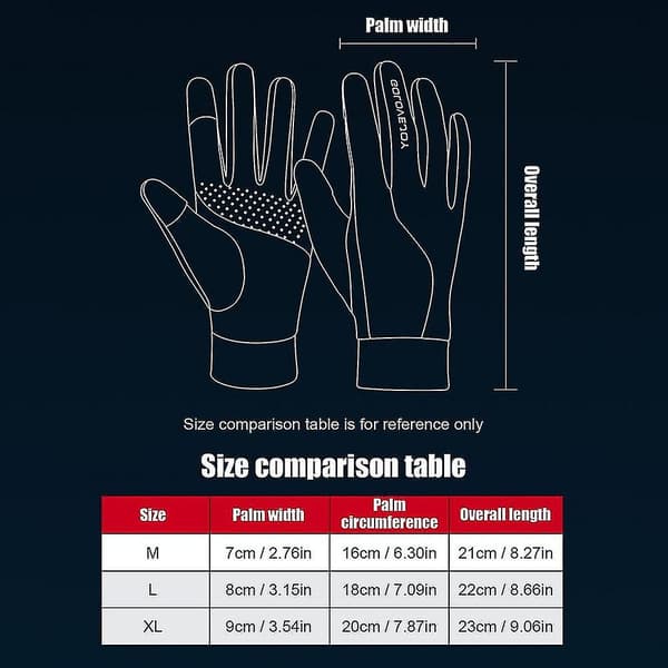Vinterhandsker Termiske Tykke Snehandsker Termiske Skihandsker Touchscreen Vinterhandsker Touchscreen Anti-skrid Finger Åbne Handsker