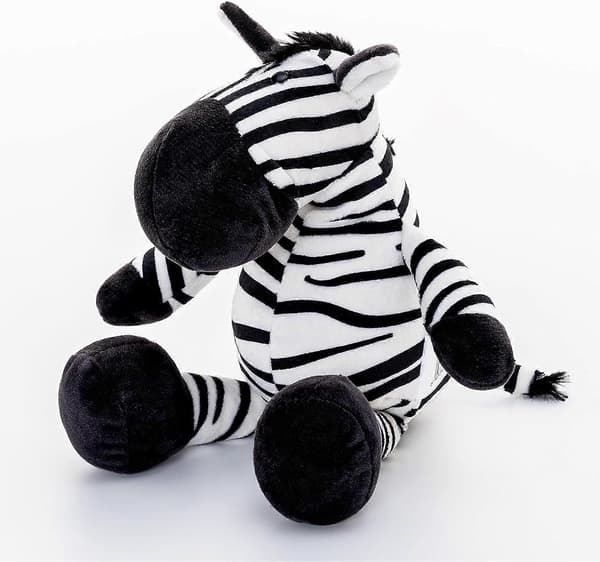 Stoppad Zebra Plyschleksak Djur Babyleksaker 28 cm