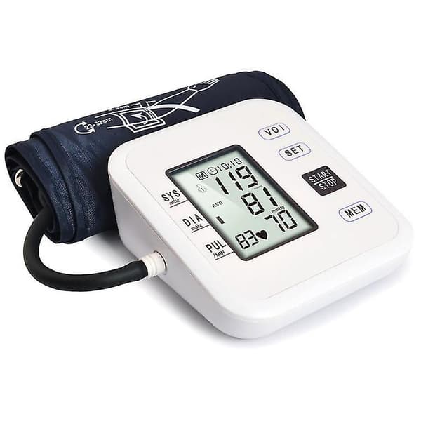 Blodtrykksmåler for overarm, digital automatisk intelligent blodtrykksmåler TYP