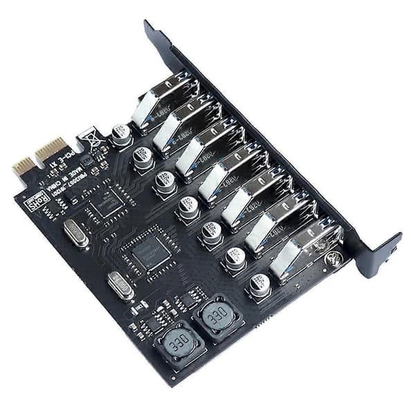 PCI-E Riser Board 1 til 7 GPU Extender Riser Kort USB 3.0 GPU Adapter 16X Slots