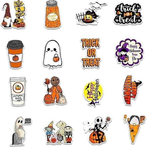 Halloween-piirrostarrat, 50 kpl, PVC-liima