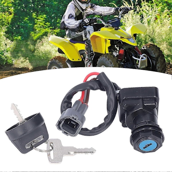Tändningslås med 2 Nycklar Metall Legering 0430?036 Ersättning för Arctic Cat ATV 650 4X4 V?2