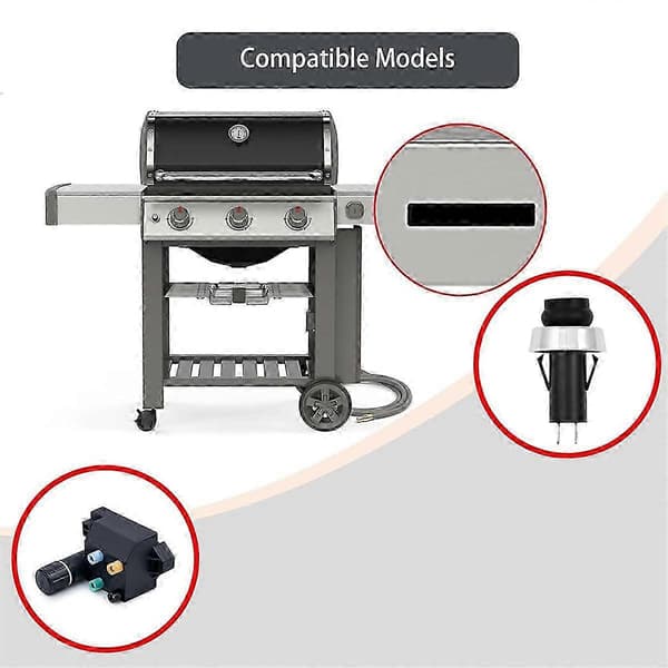 66220 66354 Grill Tænder Sæt til Weber Tænder Genesis II Edition d